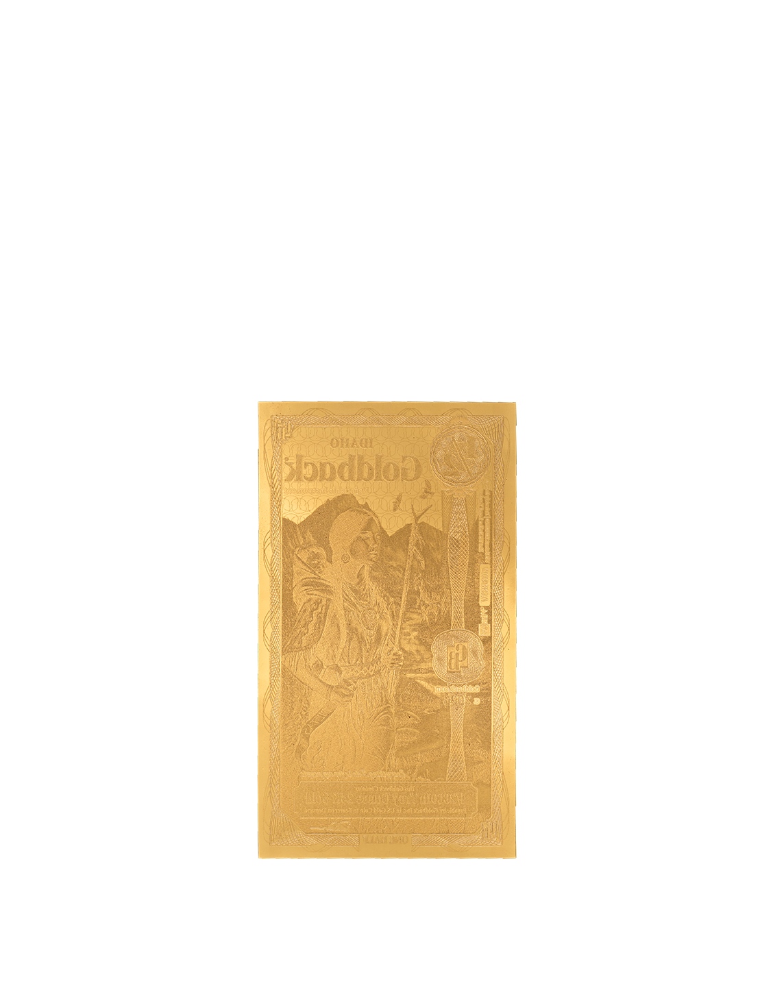 1/2 Idaho Goldback - Alpha Edition (α) | Aurum Gold Foil Note (24k)