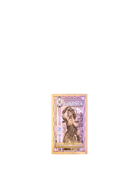 1/4 Idaho Goldback - Alpha Edition (α) | Aurum Gold Foil Note (24k)