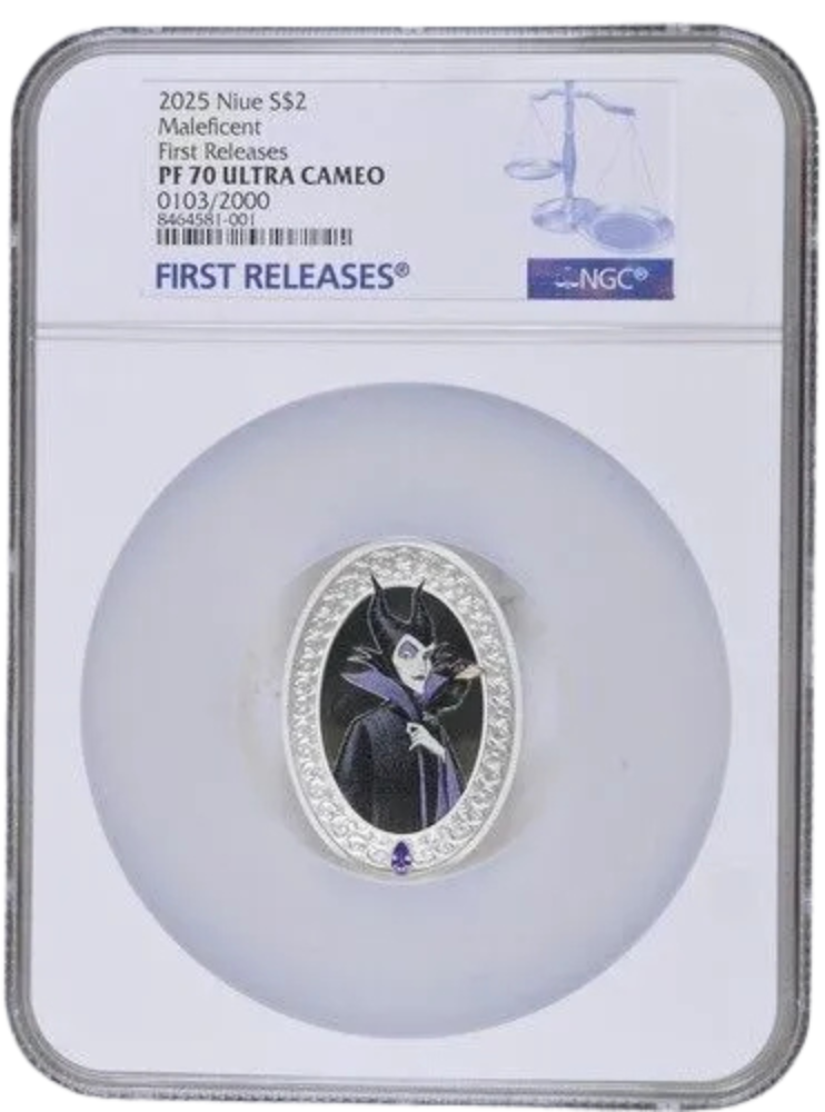 2025 Niue Maleficent Silver Proof Coin [NGC PR70]