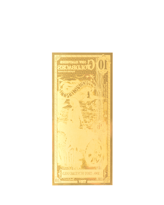 10 New Hampshire Goldback | Aurum Gold Foil Note (24k)