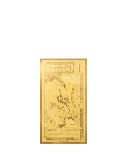 1 New Hampshire Goldback | Aurum Gold Foil Note (24k)