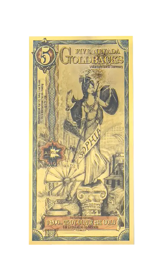 2021 5 Nevada Goldback front