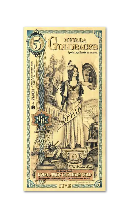 2023 5 Nevada Goldback front