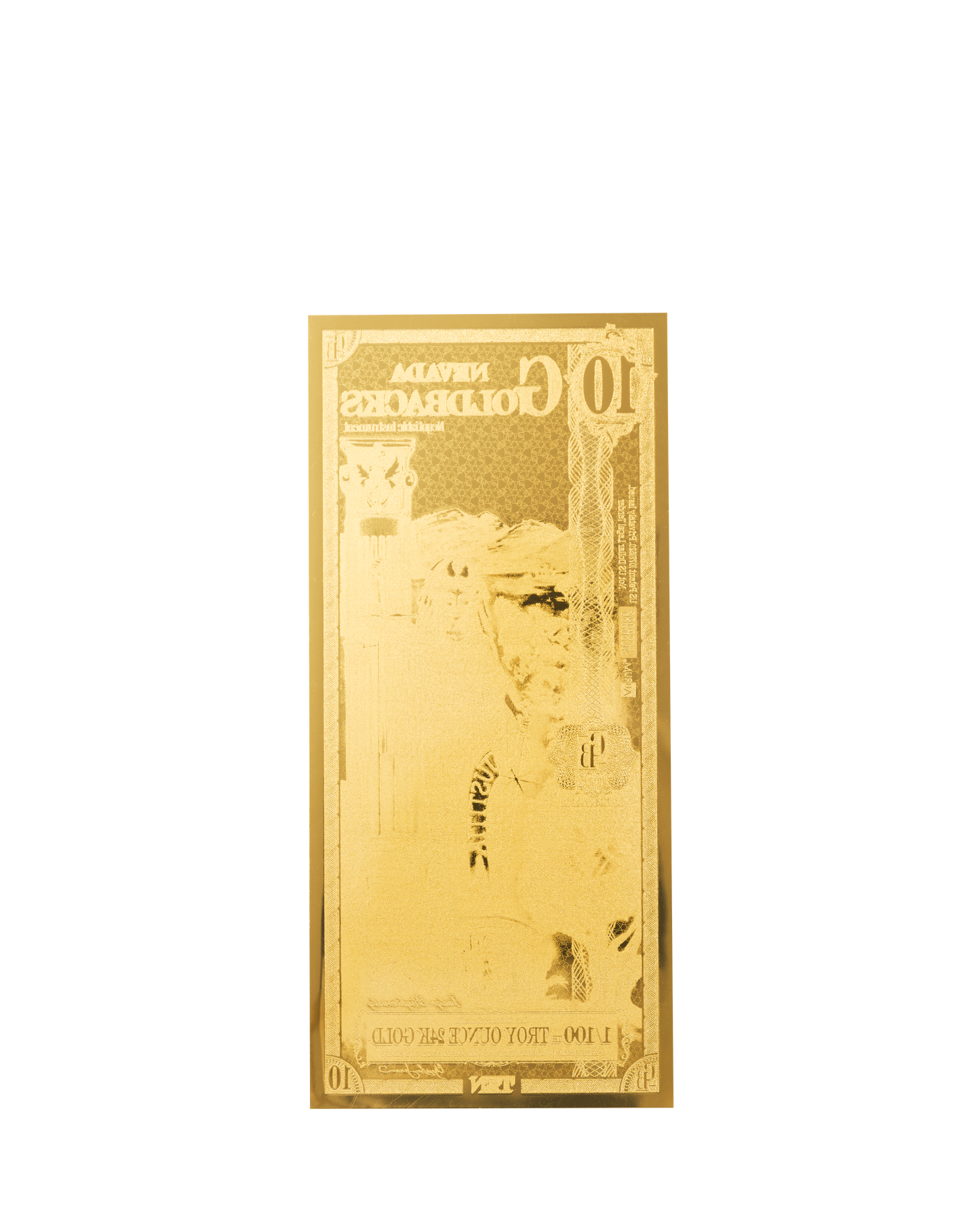 10 Nevada Goldback | Aurum Gold Foil Note (24k)
