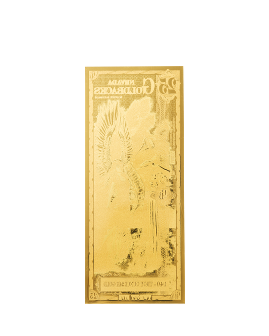 25 Nevada Goldback | Aurum Gold Foil Note (24k)