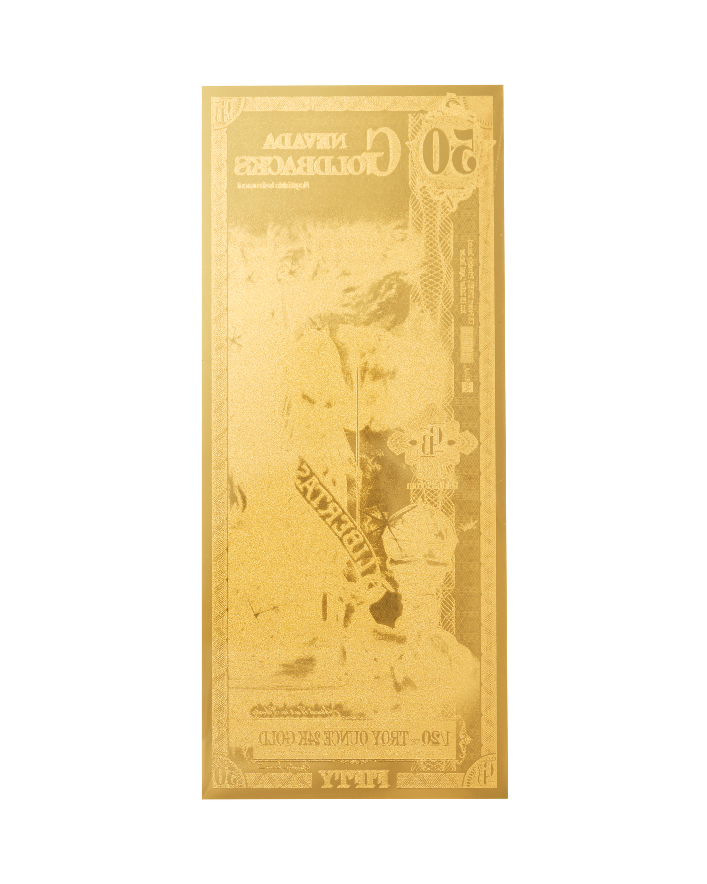 50 Nevada Goldback | Aurum Gold Foil Note (24k)