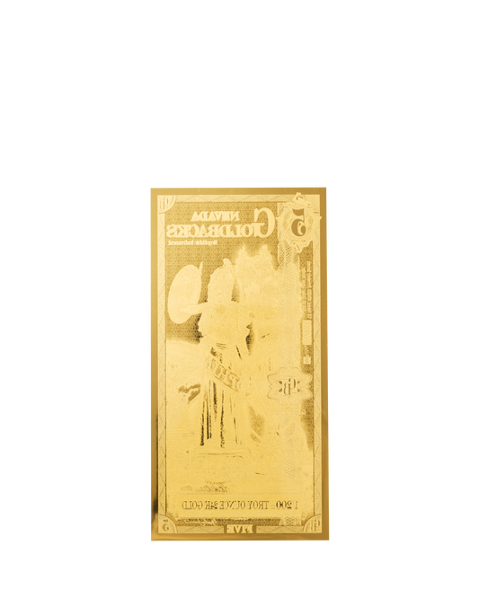 5 Nevada Goldback | Aurum Gold Foil Note (24k)