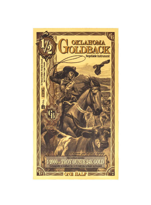 2025 Alpha half Oklahoma Goldback front