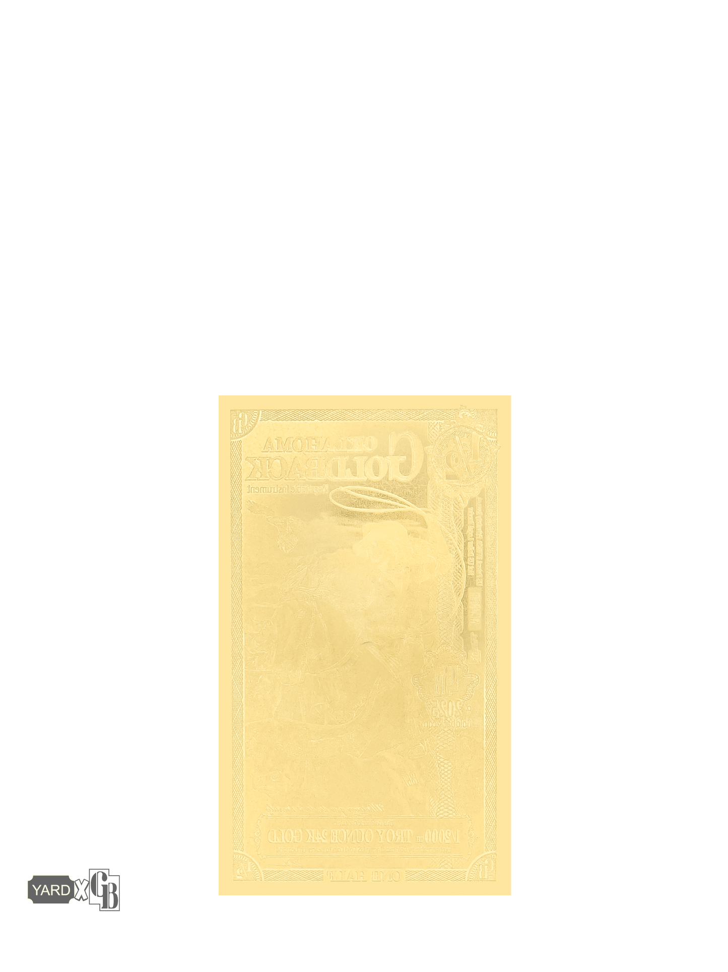 1/2 Oklahoma Goldback | Aurum Gold Foil Note (24k)