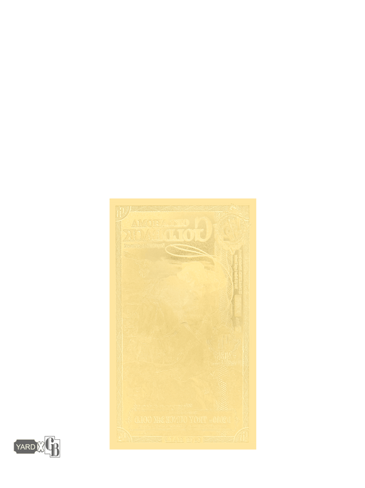 1/2 Oklahoma Goldback | Aurum Gold Foil Note (24k)