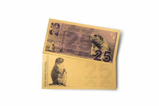 Prairie Dog Aurum® 25mg 24k Gold Note