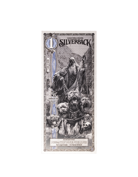 2025 1 Silverback Silver Note Legends of Olympus: Hades