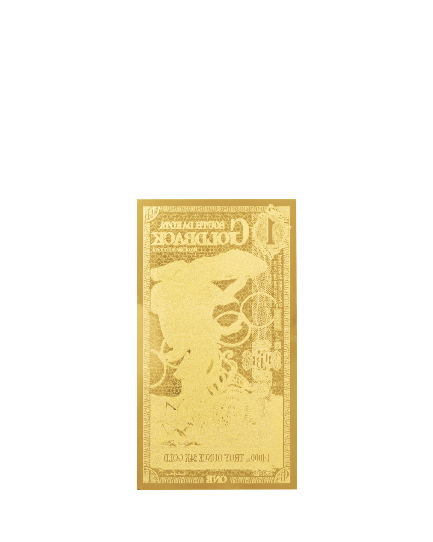 1 South Dakota Goldback | Aurum Gold Foil Note (24k)