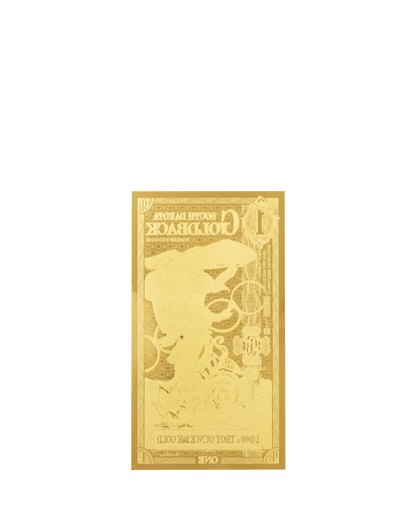1 South Dakota Goldback | Aurum Gold Foil Note (24k)