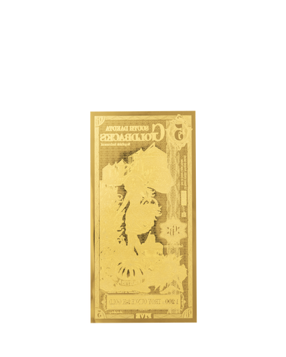 5 South Dakota Goldback | Aurum Gold Foil Note (24k)