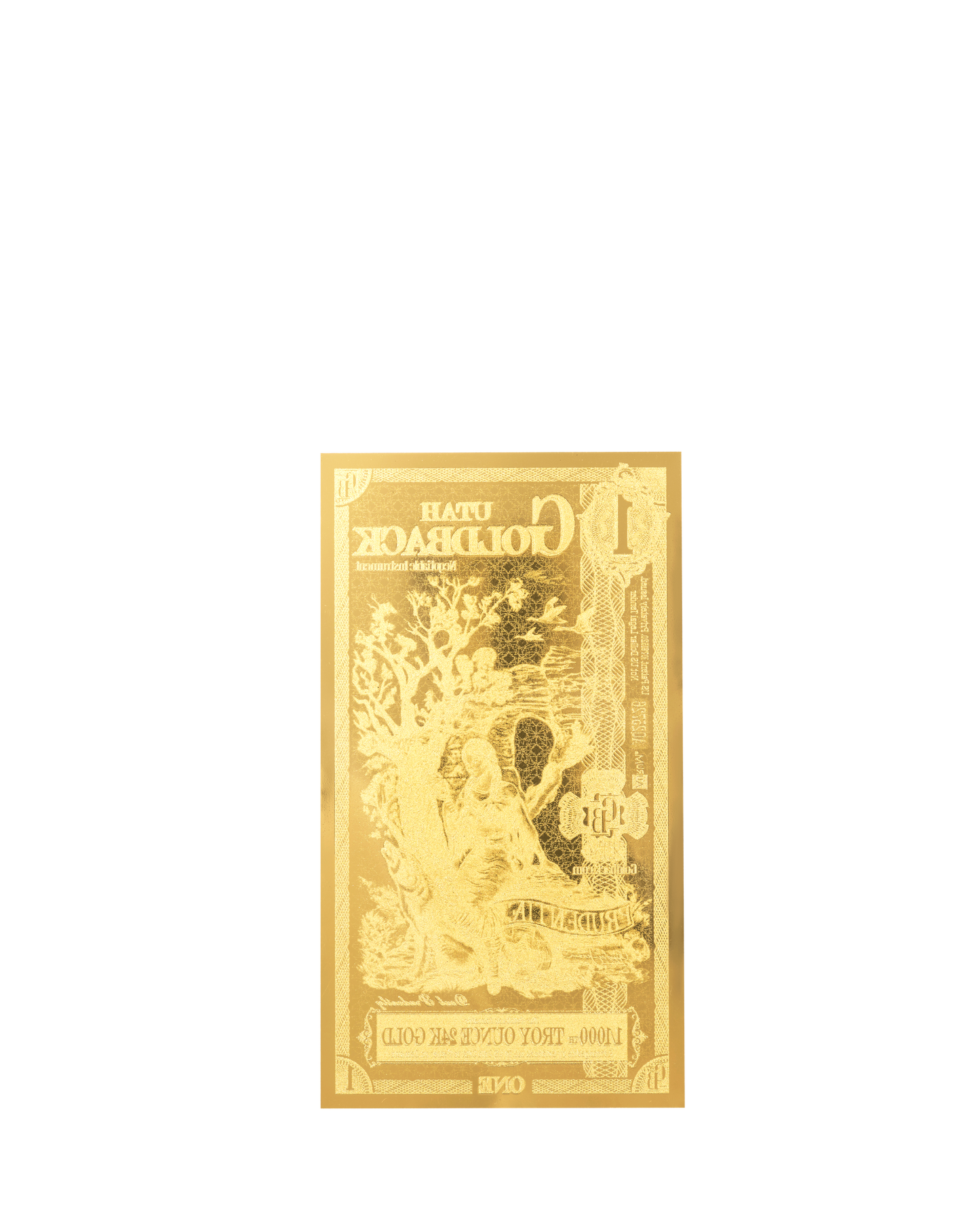 1 Utah Goldback | Aurum Gold Foil Note (24k)