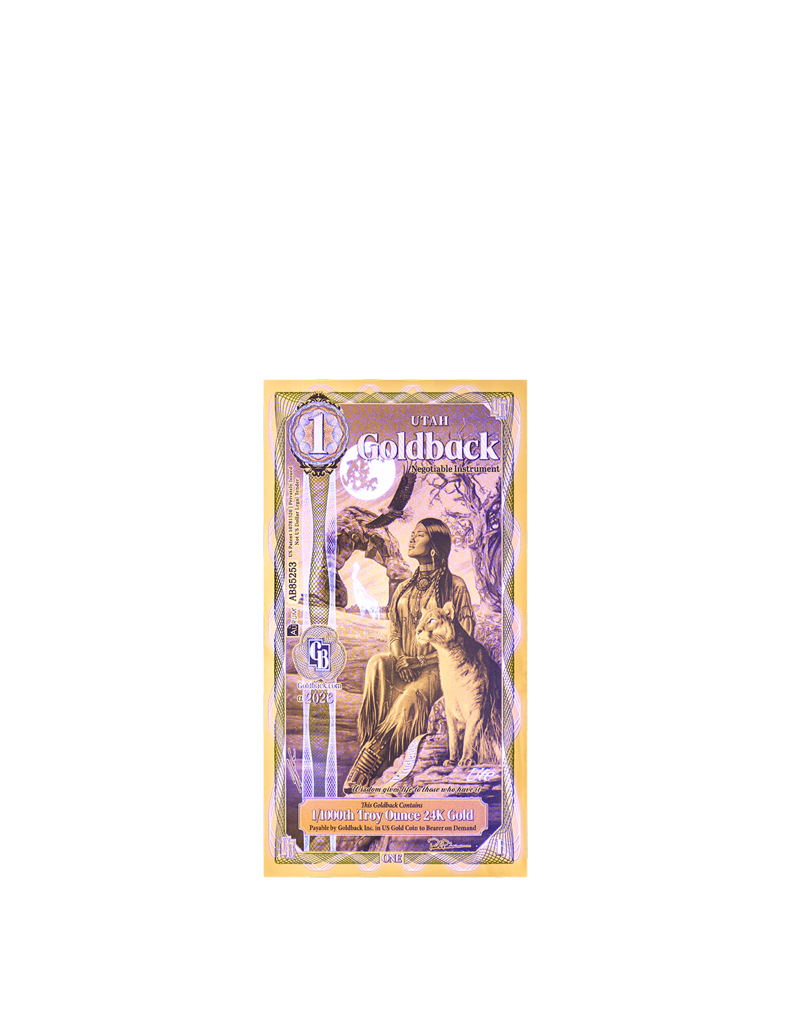 1 Utah Goldback