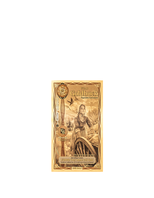 ½ Utah Goldback - Alpha Edition (α) – view 2