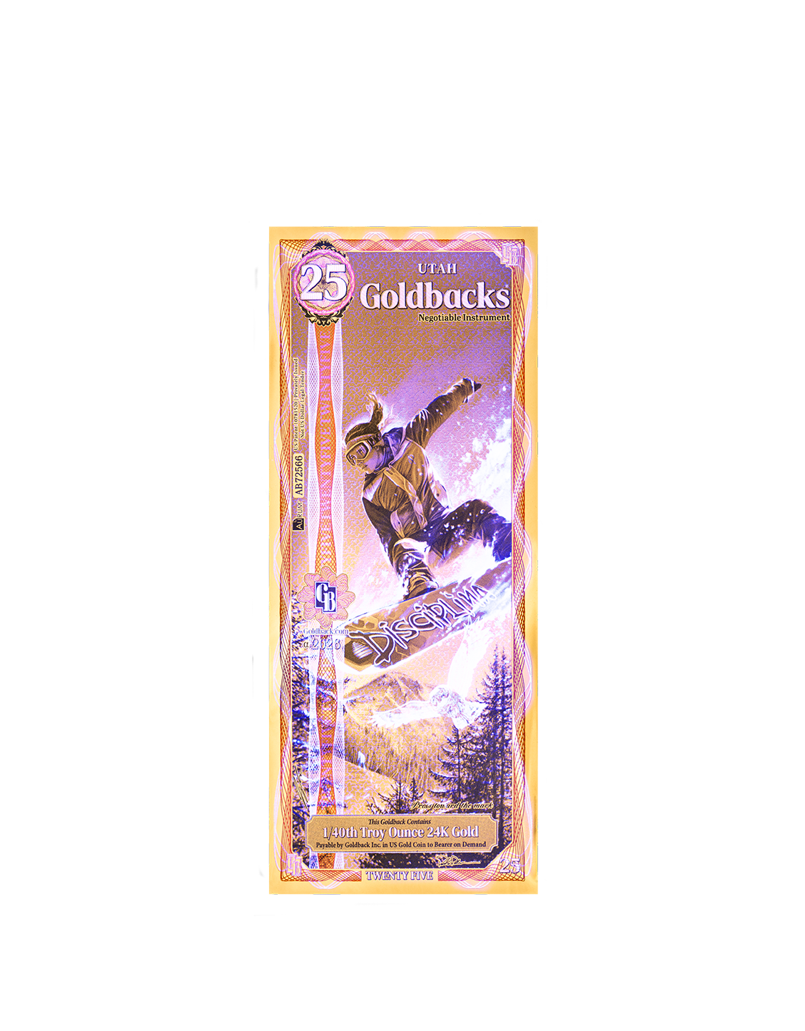 25 Utah Goldback