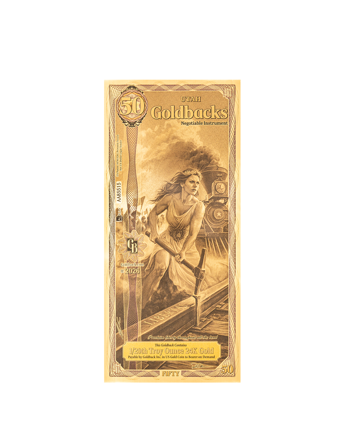 50 Utah Goldback – view 2