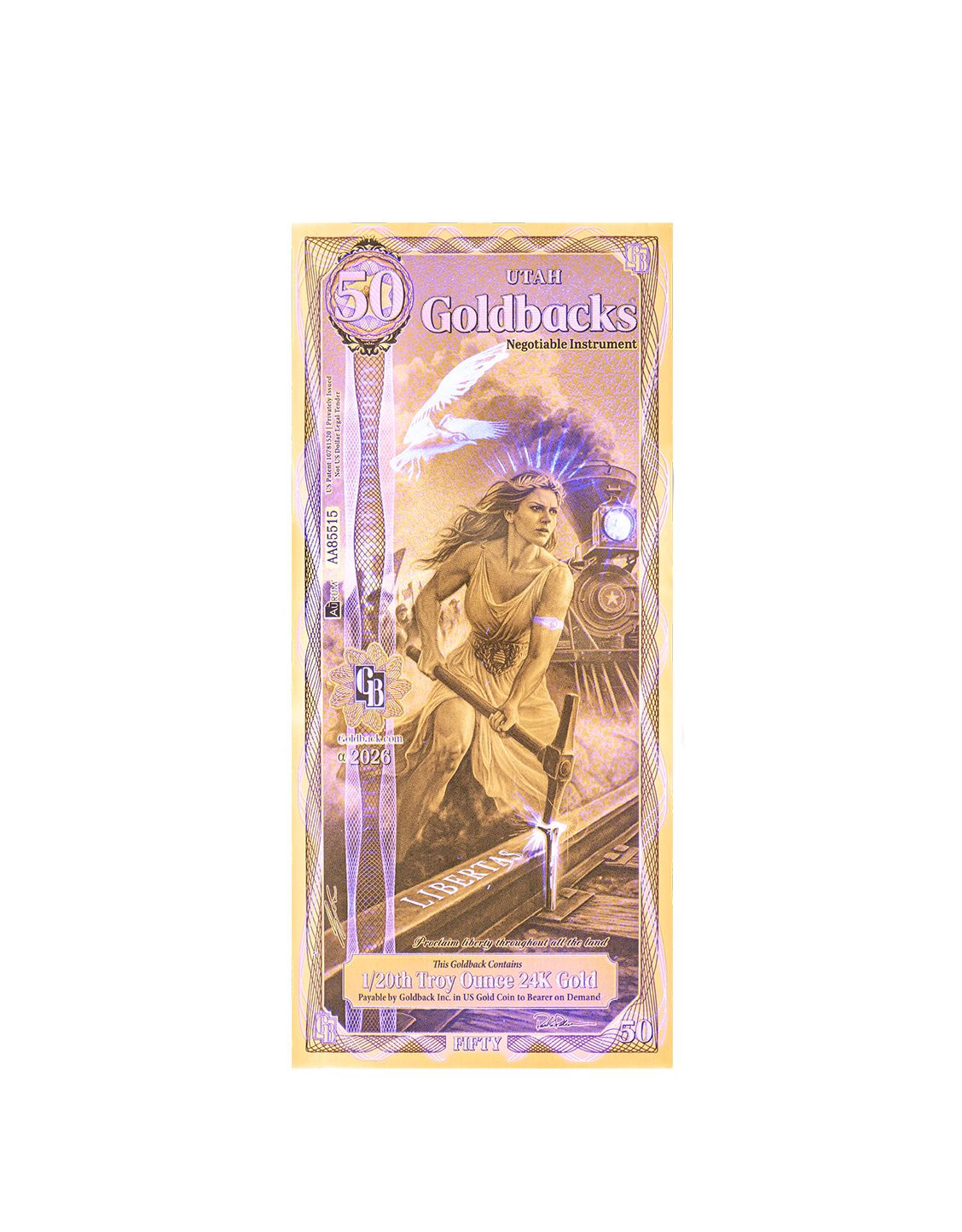 50 Utah Goldback