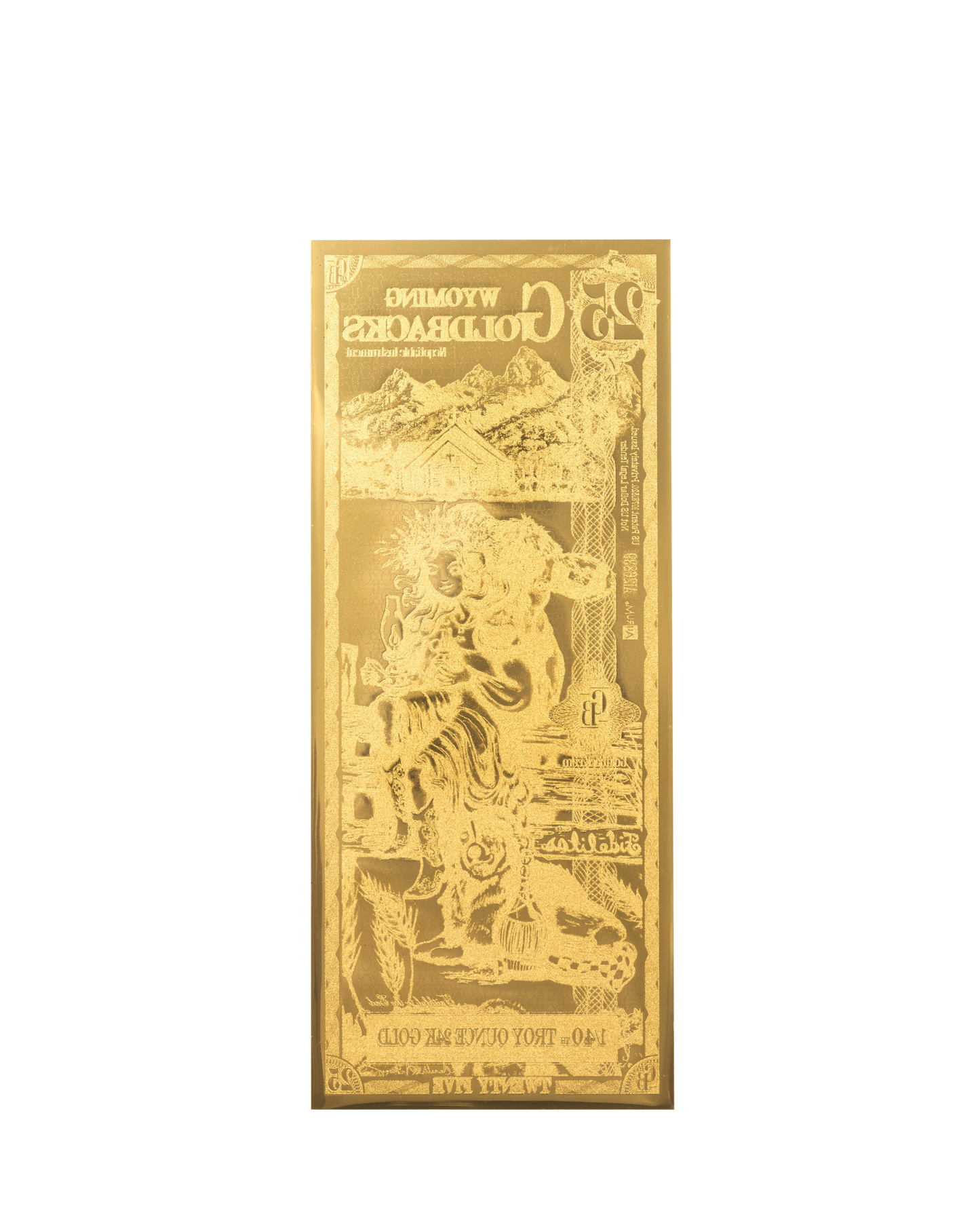 5 Wyoming Goldback | Aurum Gold Foil Note (24k)