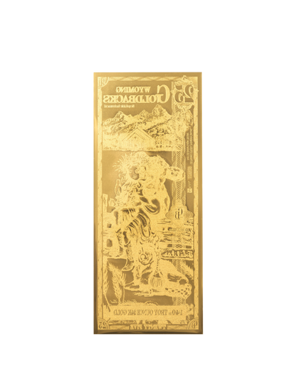 5 Wyoming Goldback | Aurum Gold Foil Note (24k)
