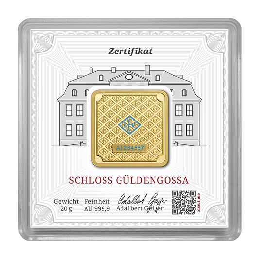 Geiger Original - 20g Gold Bar in capsule