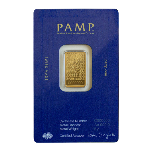 PAMP - 5g Gold Bar - Arabian Horse