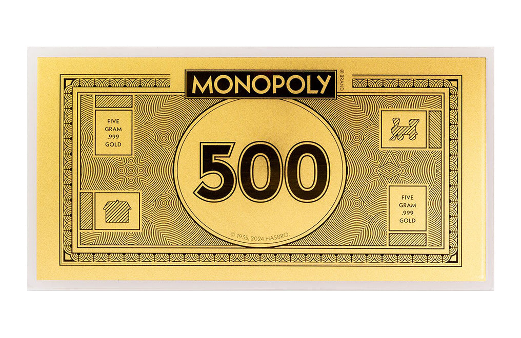 PAMP 5g Gold Monopoly Currency Note