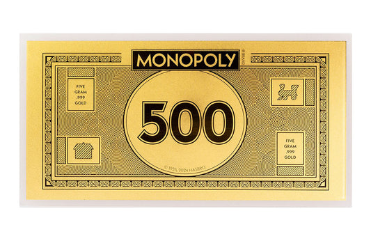 PAMP 5g Gold Monopoly Currency Note