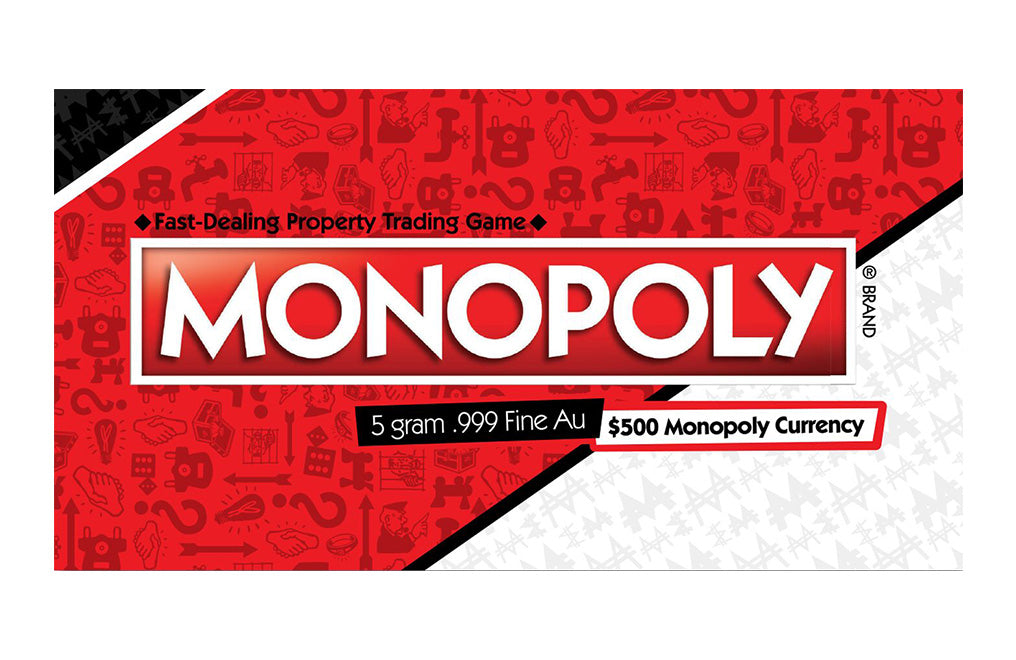 PAMP 5g Gold Monopoly Currency Note