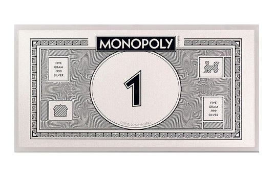 PAMP 5g Silver Monopoly Currency Note