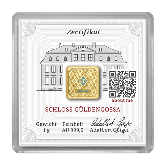 Geiger Original - 1g Gold Bar in capsule