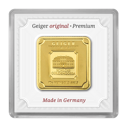 Geiger Original - 10g Gold Bar in capsule