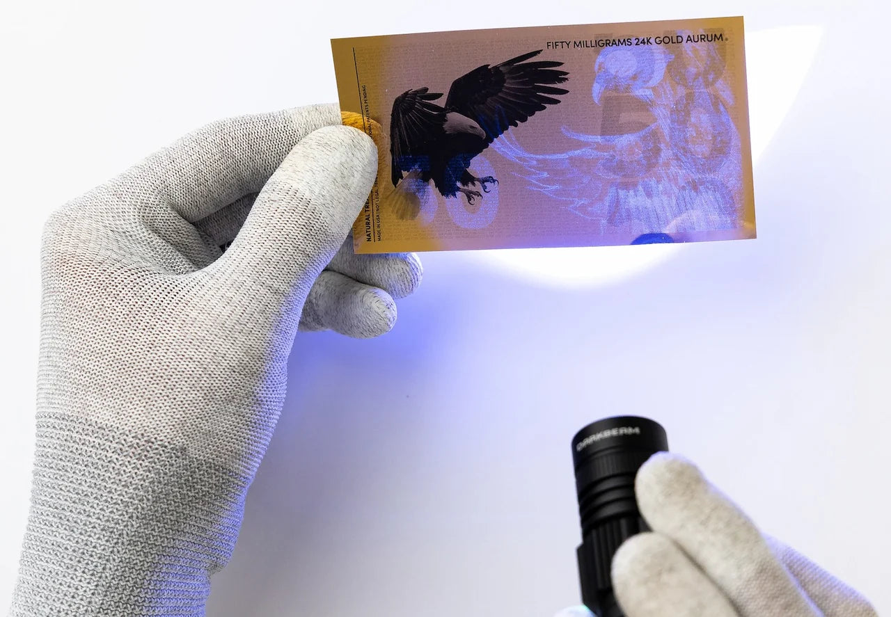 Bald Eagle Aurum® 50mg 24k Gold Note