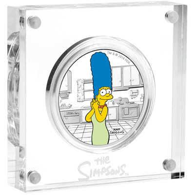 2019 The Simpsons™ – Marge Simpson 1oz Silver Proof Coin