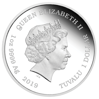 2019 The Simpsons™ – Maggie Simpson 1oz Silver Proof Coin