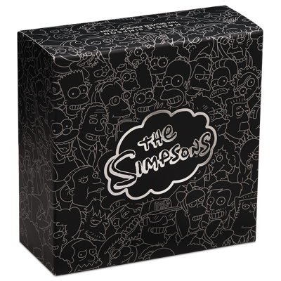 2019 The Simpsons™ – Maggie Simpson 1oz Silver Proof Coin