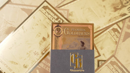 2 Florida Goldback | Aurum Gold Foil Note (24k)