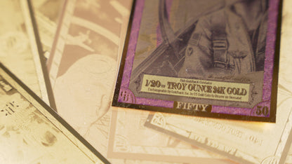 50 Florida Goldback | Aurum Gold Foil Note (24k)
