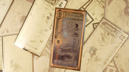 2 Florida Goldback | Aurum Gold Foil Note (24k)