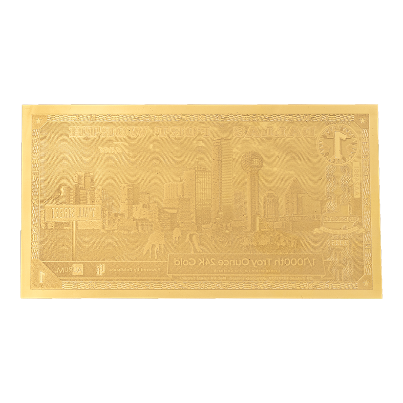 1 Dallas Fort Worth Texas Goldback – view 2