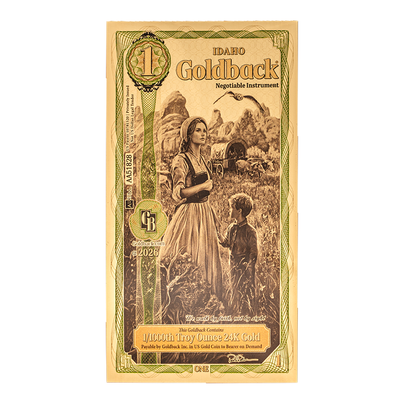 1 Idaho Goldback - Alpha Edition (α)