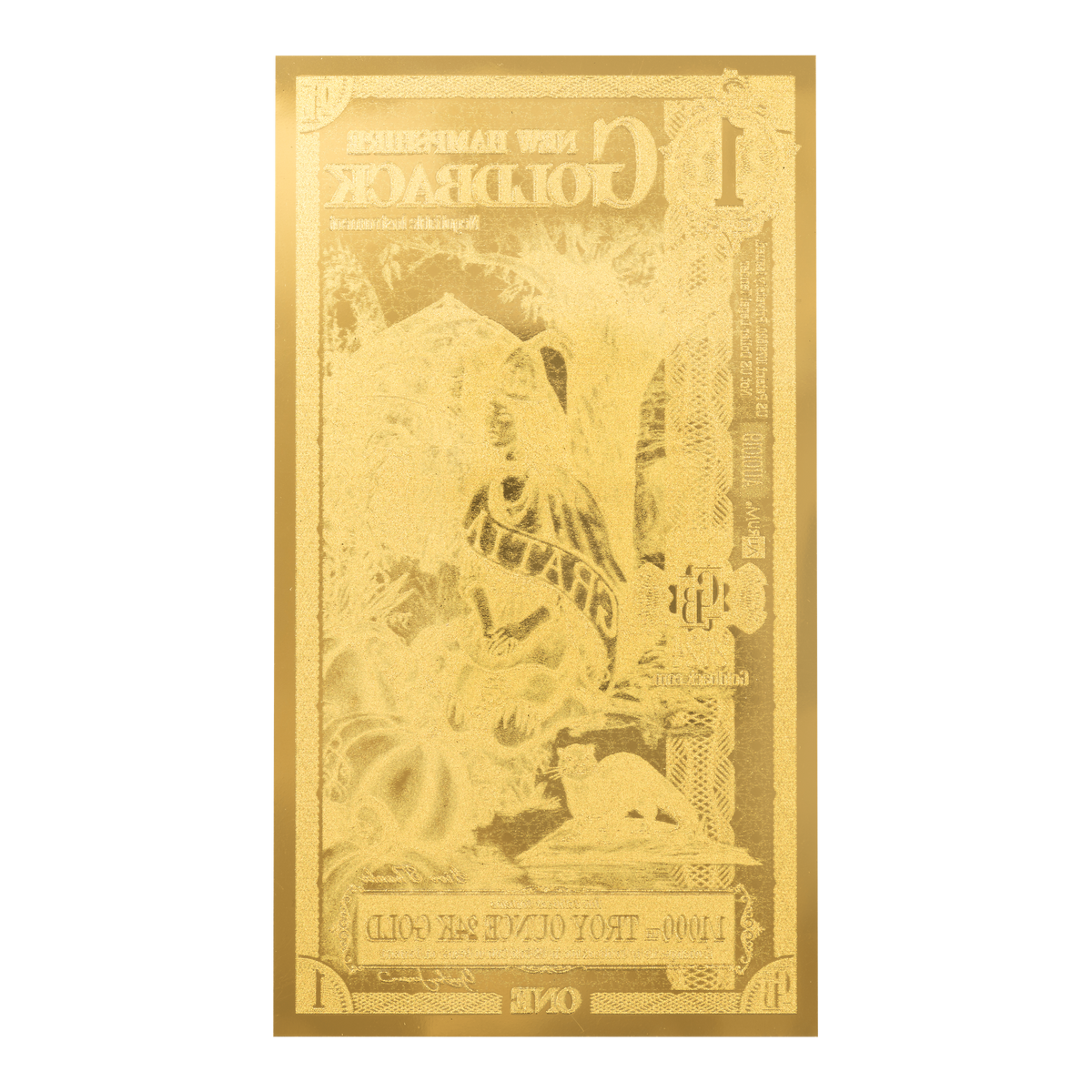 1 New Hampshire Goldback – view 2
