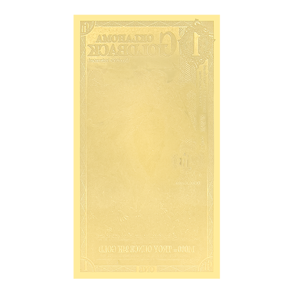 1 Oklahoma Goldback – view 2