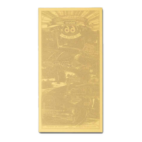 1 Route 66 Goldback 100th Anniversary gold note - back