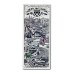 1 Route 66 Silverback - 100th Anniversary Edition | Silver Foil Note (.999)