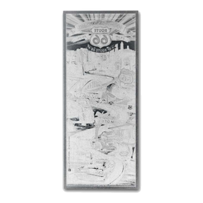 1 Route 66 Silverback 100th Anniversary silver note - back