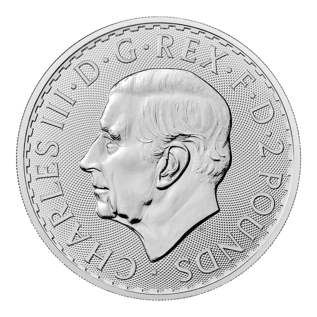 1oz silver Britannia – King Charles III obverse